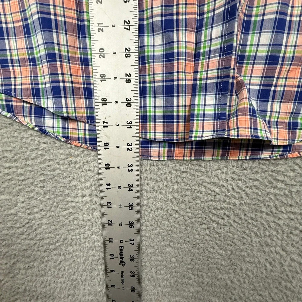 Lauren Ralph Lauren Plaid Stretch Fabric Regular Fit Long Sleeve Button Down 2XL